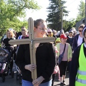 Pielgrzymka z siostrami służebniczkami z Tarnowa do Tuchowa