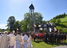 Modlitwa poświęcenia dzwonów.