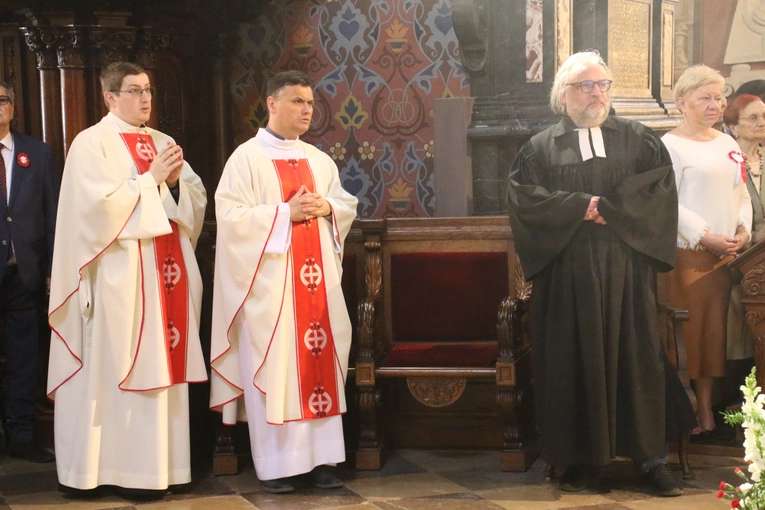 Płock. Święto Trzeciego Maja w katedrze