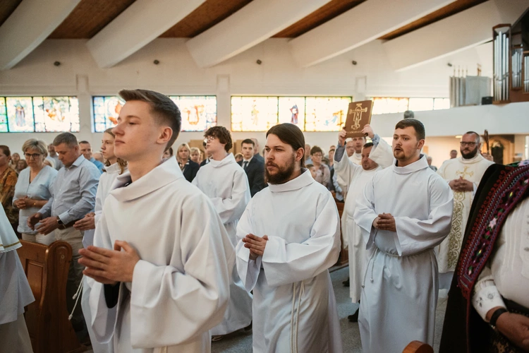 Poświęcenie konfesjonałów u bł. Doroty