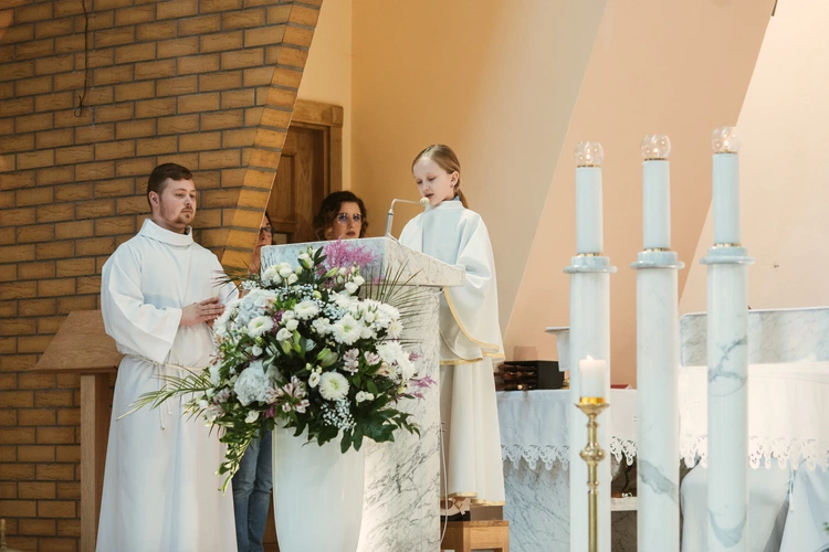 Poświęcenie konfesjonałów u bł. Doroty