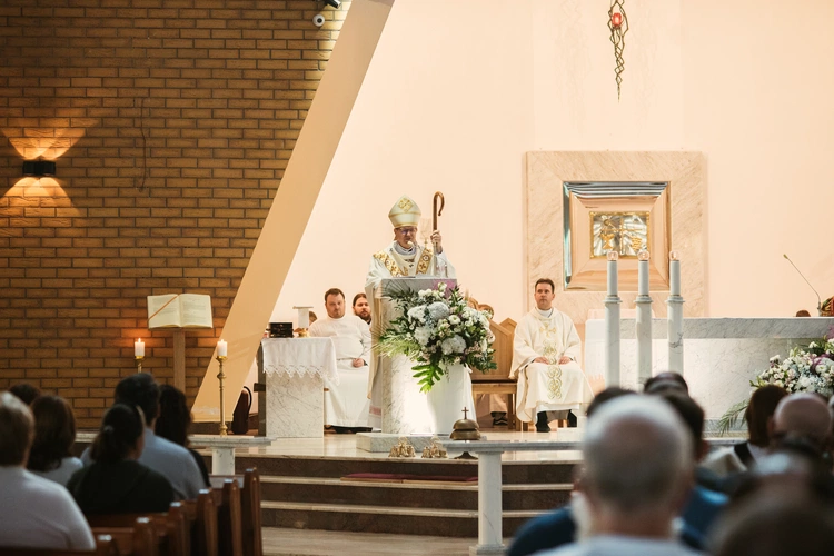 Poświęcenie konfesjonałów u bł. Doroty