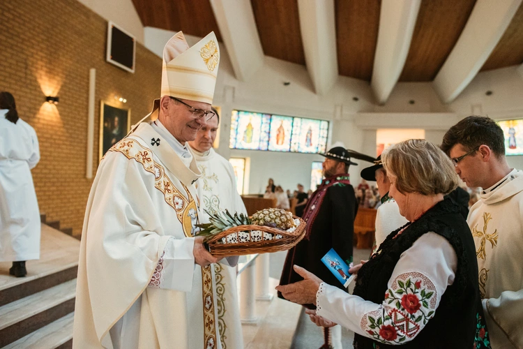 Poświęcenie konfesjonałów u bł. Doroty
