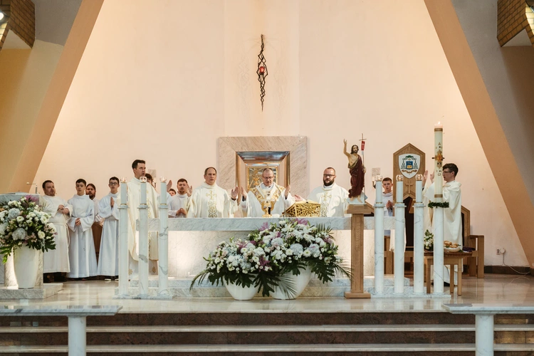 Poświęcenie konfesjonałów u bł. Doroty