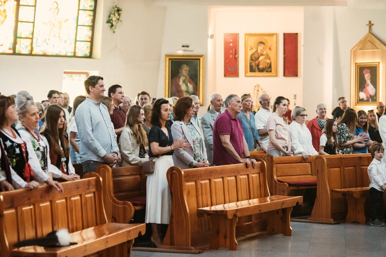 Poświęcenie konfesjonałów u bł. Doroty