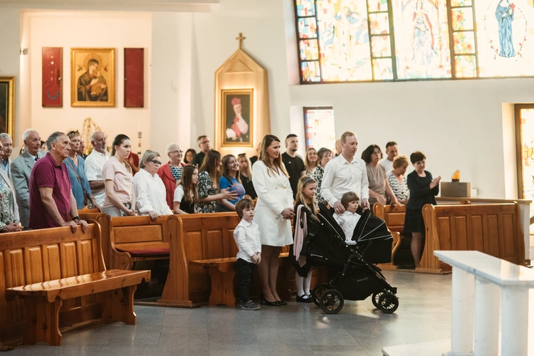 Poświęcenie konfesjonałów u bł. Doroty