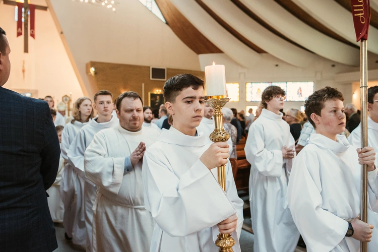 Poświęcenie konfesjonałów u bł. Doroty