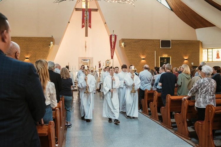 Poświęcenie konfesjonałów u bł. Doroty