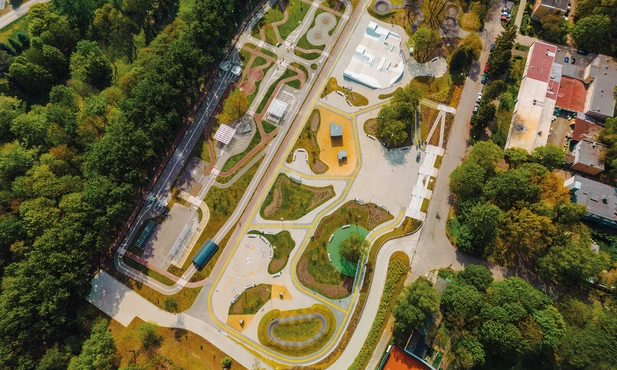Chorzów. Miasteczko Rowerowe w Parku Śląskim