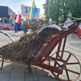 Protest rolników 1. dnia Europejskiego Kongresu Gospodarczego w Katowicach