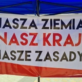 Protest rolników 1. dnia Europejskiego Kongresu Gospodarczego w Katowicach