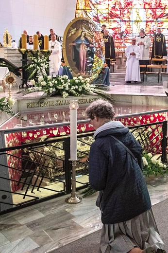 Męczennik z Polesia odbiera cześć w sanktuarium na Mokotowie. Stąd w 2022 r. wyruszyła wielka procesja z wizerunkiem Matki Bożej.