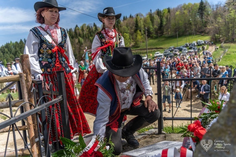 Uroczystości na Przysłopie