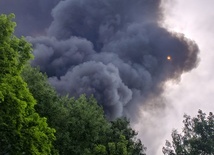 Siemianowice Śląskie. Pożar składowiska z niebezpiecznymi odpadami