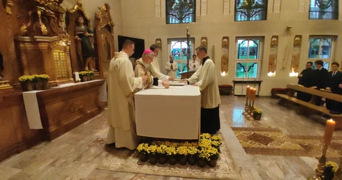 Tuż przed święceniami diakonatu