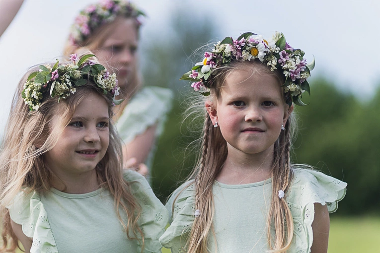 Na planie teledysku "Być jak Ty" scholi wNIEBOgłosy
