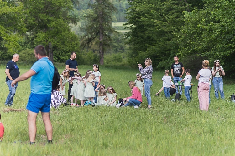 Na planie teledysku "Być jak Ty" scholi wNIEBOgłosy