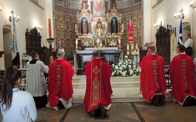 Modlitwie przewodniczył bp Sławomir Oder. 