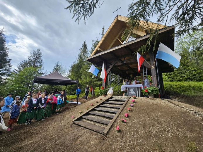 Poświęcenie kaplicy na Lubaniu