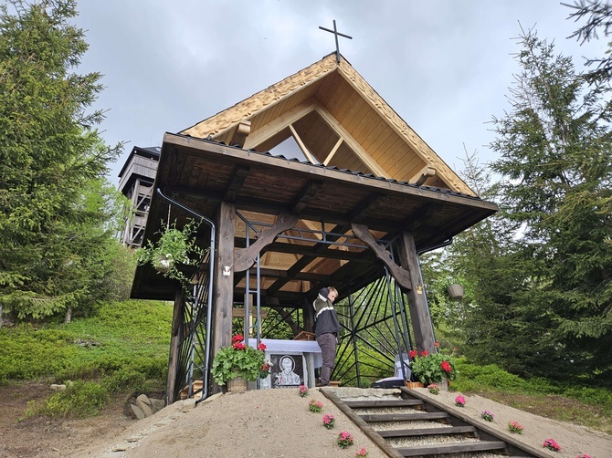 Poświęcenie kaplicy na Lubaniu