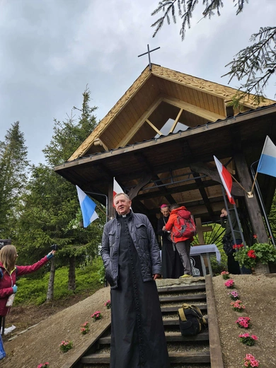 Poświęcenie kaplicy na Lubaniu