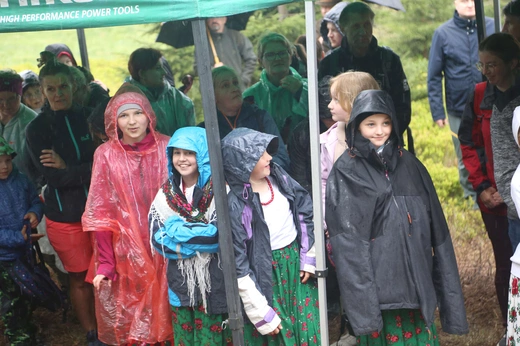 Poświęcenie kaplicy na Lubaniu