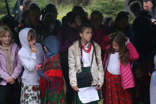 Poświęcenie kaplicy na Lubaniu