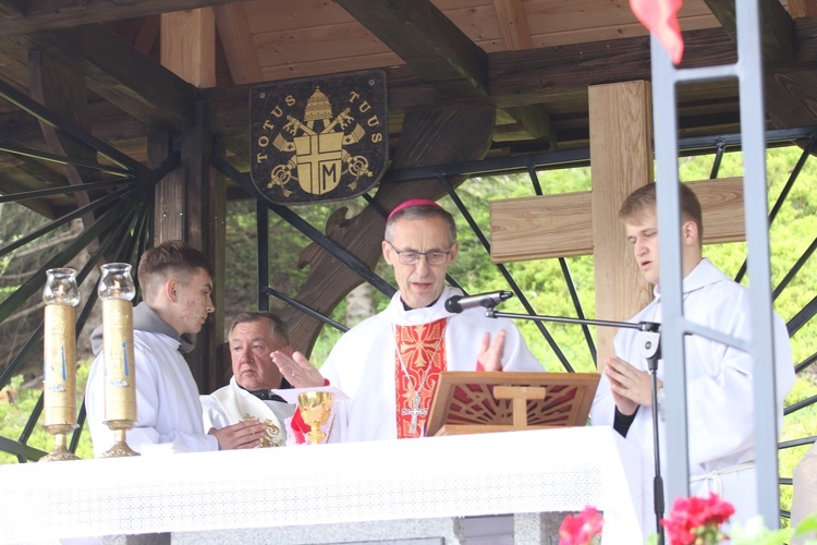 Poświęcenie kaplicy na Lubaniu