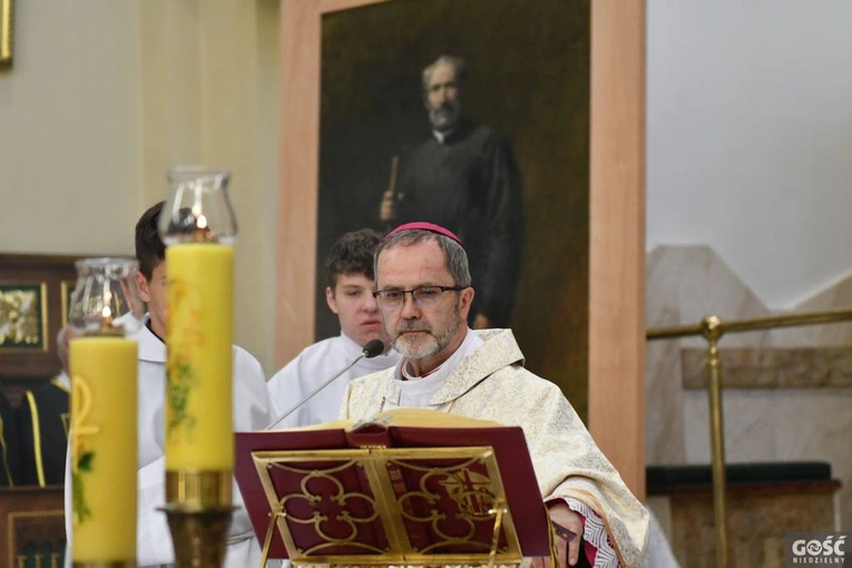 Głogów. Biskup z Boliwii poświecił obraz św. Andrzeja Boboli