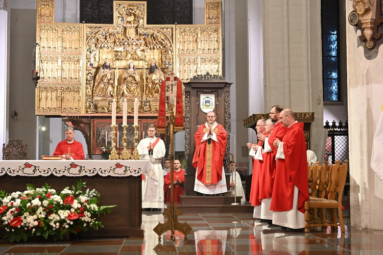 Wigilia Pięćdziesiątnicy w bazylice Mariackiej