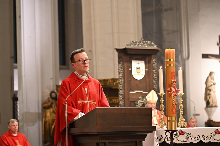 Wigilia Pięćdziesiątnicy w bazylice Mariackiej