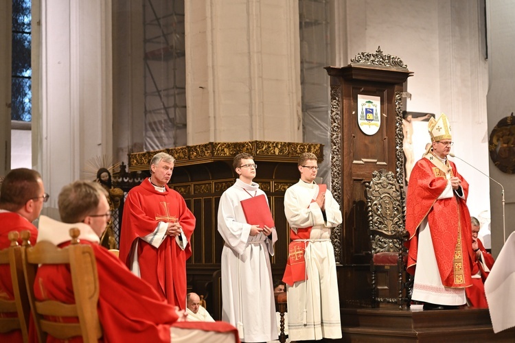 Wigilia Pięćdziesiątnicy w bazylice Mariackiej