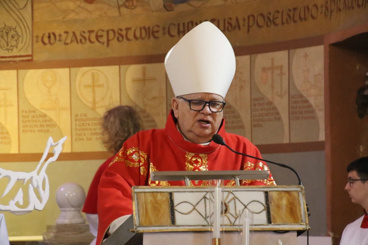 Sikórz. Wprowadzenie relikwii św. Andrzeja Boboli