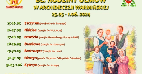 Peregrynacja relikwii bł. rodziny Ulmów