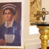 Relikwie bł. Hanny Chrzanowskiej – jej wizerunek znajdzie się na sztandarze Katolickiego Stowarzyszenia Pielęgniarek.