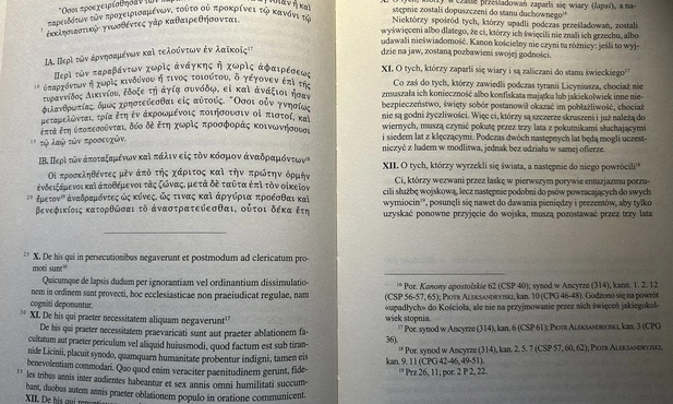 Z kanonów soboru nicejskiego