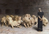 Daniel w jaskini lwów, 1872 r.  National Museum, Liverpool