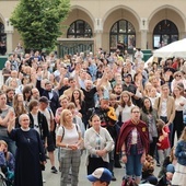 Kraków. Chrystus Eucharystyczny na Rynku