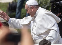 Rzym. Spotkanie papieża z młodymi księżmi