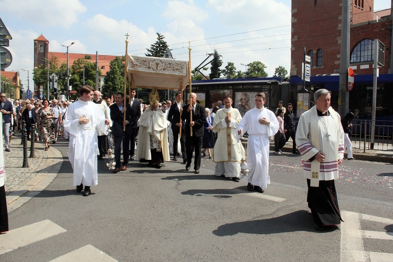 Boże Ciało - procesja główna Wrocław 2024