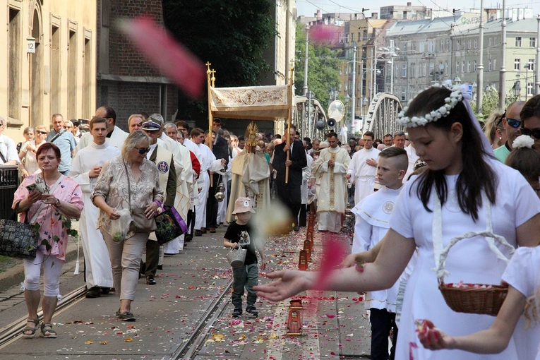 Boże Ciało - procesja główna Wrocław 2024