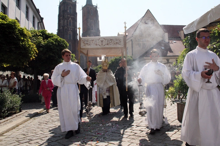 Boże Ciało - procesja główna Wrocław 2024