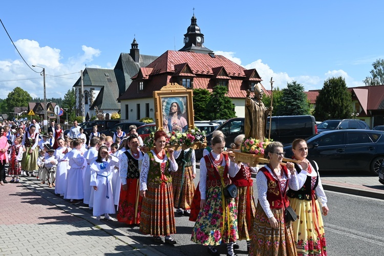 Procesja Bożego Ciała w Miętustwie