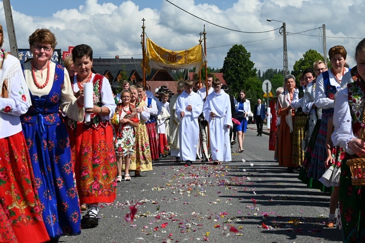 Procesja Bożego Ciała w Miętustwie