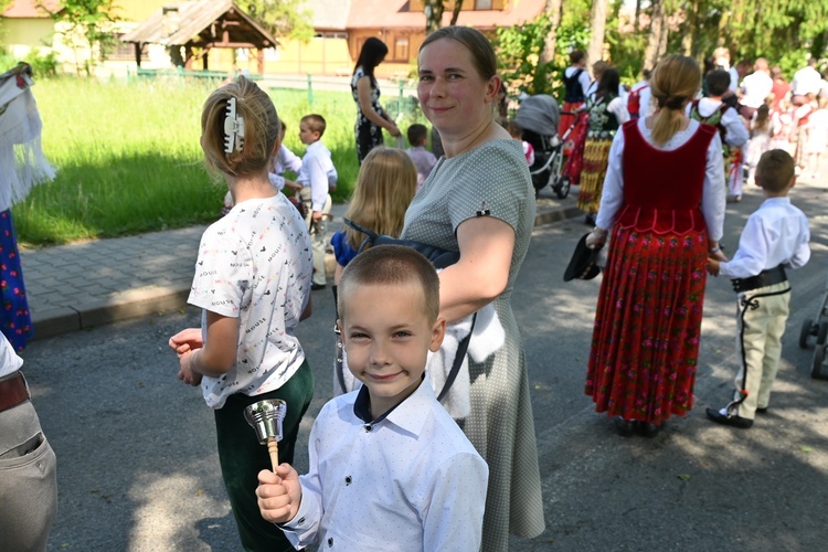 Procesja Bożego Ciała w Miętustwie