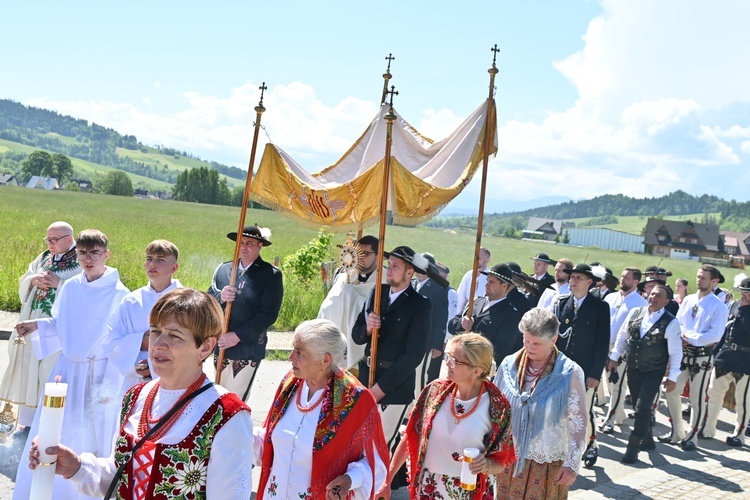 Procesja Bożego Ciała w Miętustwie