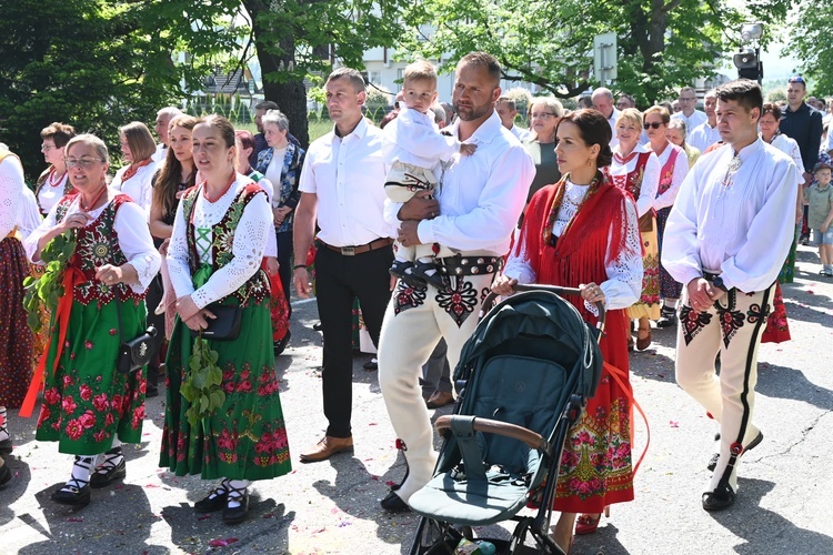 Procesja Bożego Ciała w Miętustwie