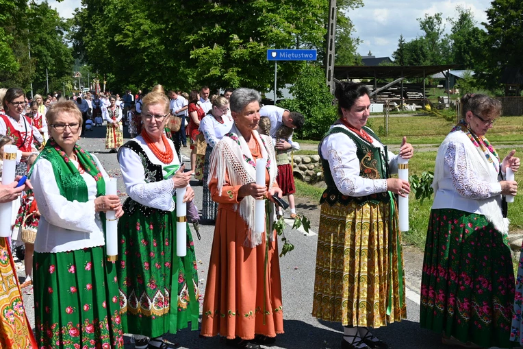 Procesja Bożego Ciała w Miętustwie