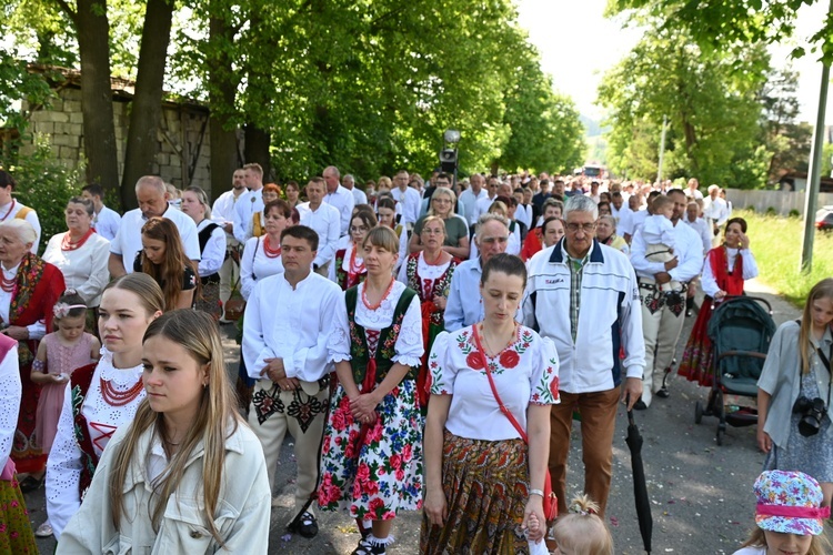 Procesja Bożego Ciała w Miętustwie