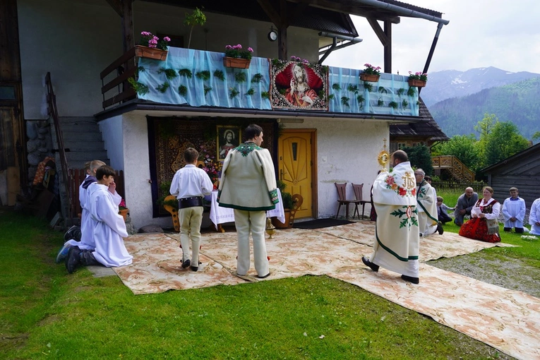 Procesja Bożego Ciała w Kościelisku 